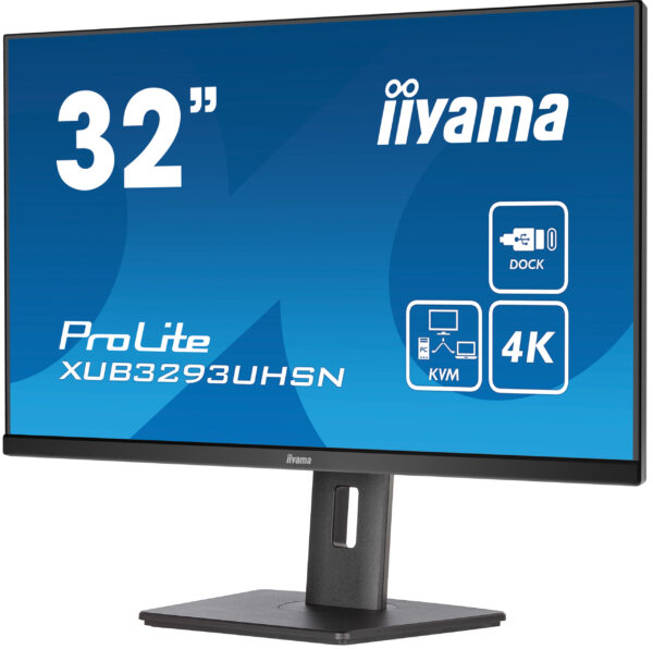 iiyama ProLite XUB3293UHSN-B5 Computerbildschirm 80 cm (31.5") 3840 x 2160 Pixel 4K Ultra HD LCD Schwarz - Image 4