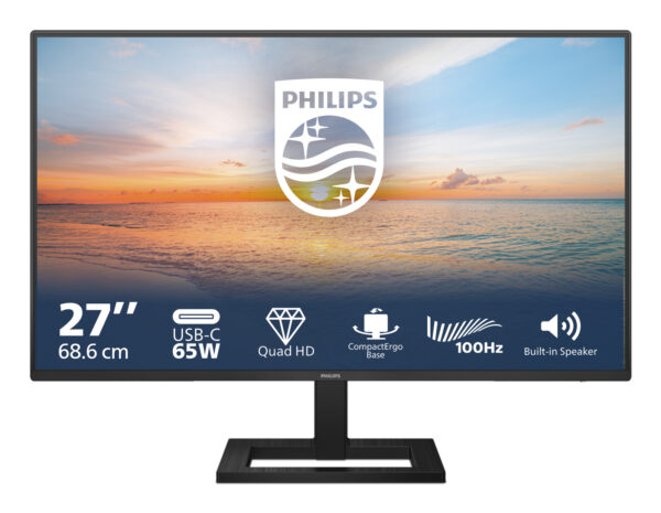 Philips 1000 series 27E1N1600AE/00 Computerbildschirm 68,6 cm (27") 2560 x 1440 Pixel Quad HD LCD Schwarz - Image 5