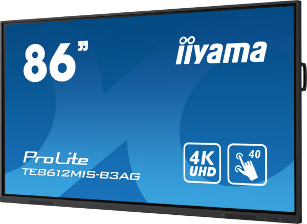 iiyama TE8612MIS-B3AG Signage-Display Kiosk-Design 2,18 m (86") LCD WLAN 400 cd/m² 4K Ultra HD Schwarz Touchscreen Eingebauter Prozessor Android 11 24/7 - Image 4