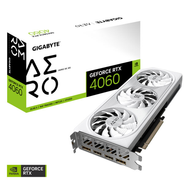 GIGABYTE AERO GeForce RTX 4060 OC 8G NVIDIA 8 GB GDDR6 - Image 2