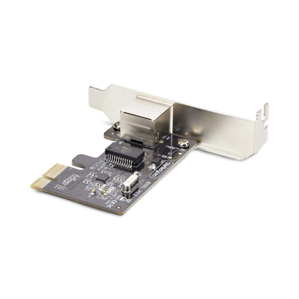 StarTech.com 1-Port Gigabit Netzwerkkarte, PCI-Express LAN-Karte, Niedrigprofil 10/100/1000Mbps NIC, Realtek RTL8111H 1G PCIe Netzwerkadapter, Windows und Linux Kompatibel, TAA Konform - Image 2