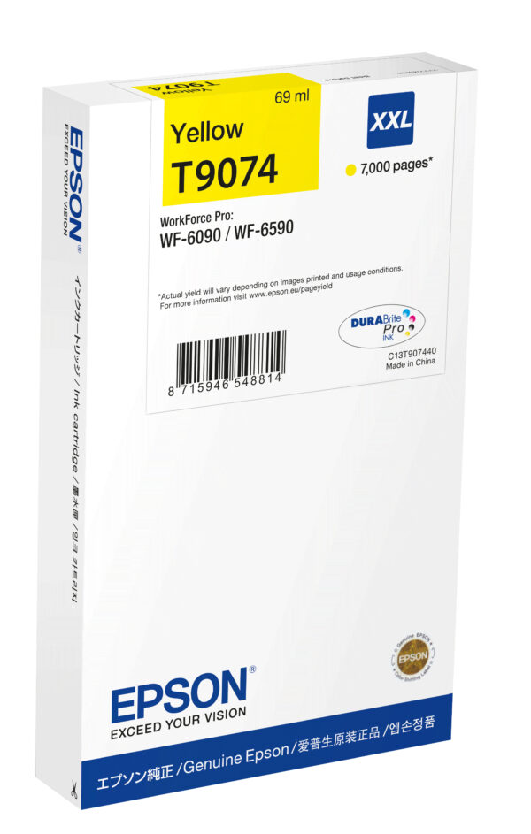 Epson C13T90744N Druckerpatrone 1 Stück(e) Original Extrahohe (Super-) Ausbeute Gelb