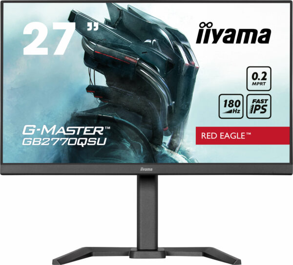 iiyama G-MASTER GB2770QSU-B6 Computerbildschirm 68,6 cm (27") 2560 x 1440 Pixel 2K Ultra HD LCD Schwarz