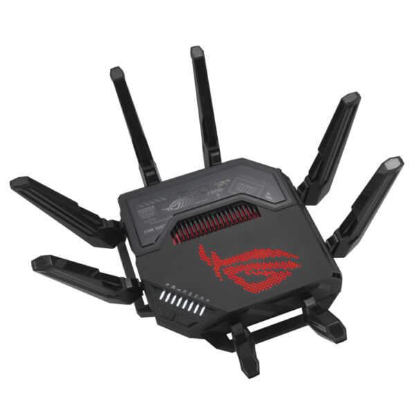 ASUS ROG Rapture GT-BE98 WLAN-Router 10 Gigabit Ethernet Quad-band (2.4 GHz / 5 GHz-1 / 5 GHz-2 / 6 GHz) Schwarz - Image 6