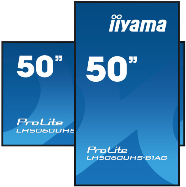 iiyama LH5060UHS-B1AG Signage-Display Digitale A-Platine 125,7 cm (49.5") LED WLAN 500 cd/m² 4K Ultra HD Schwarz Eingebauter Prozessor Android 11 24/7 - Image 4