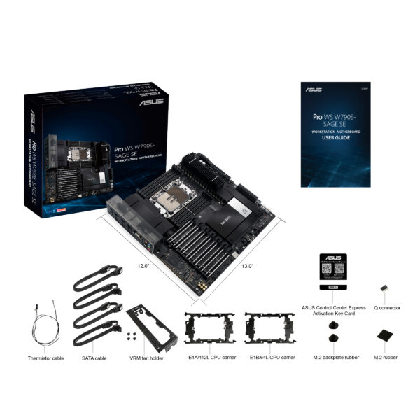 ASUS PRO WS W790E-SAGE SE Intel W790 LGA 4677 (Socket E) EEB - Image 3