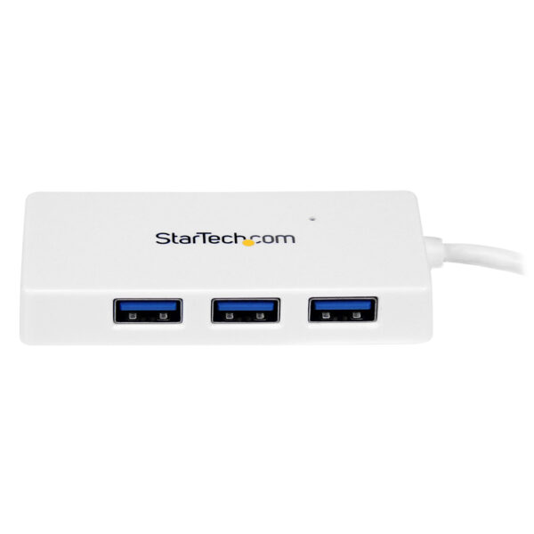 StarTech.com 4 Port USB 3.0 SuperSpeed Mini Hub - 5Gbps - Weiß - Image 3