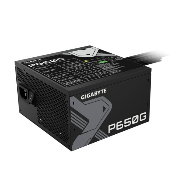 GIGABYTE GP-P650G Netzteil 650 W 20+4 pin ATX ATX Schwarz - Image 2