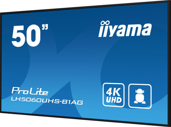 iiyama LH5060UHS-B1AG Signage-Display Digitale A-Platine 125,7 cm (49.5") LED WLAN 500 cd/m² 4K Ultra HD Schwarz Eingebauter Prozessor Android 11 24/7 - Image 7