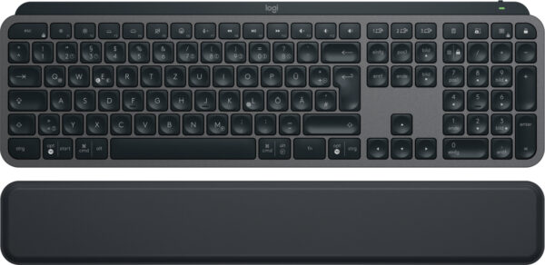 Logitech MX Keys S Tastatur Büro RF Wireless + Bluetooth QWERTZ Deutsch Graphit