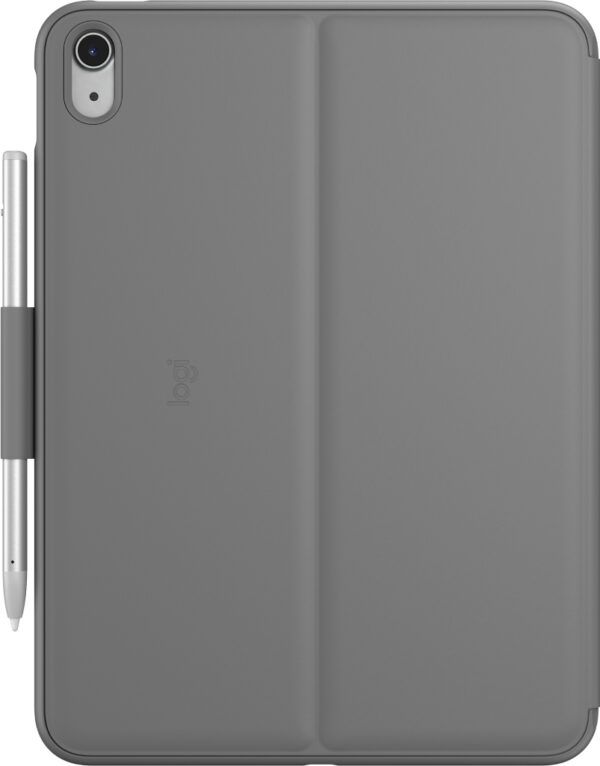 Logitech Slim Folio QWERTZ Deutsch Bluetooth Grau – Bild 4