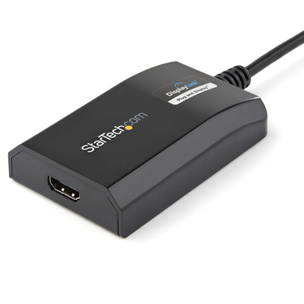 StarTech.com USB 3.0 auf HDMI Adapter - DisplayLink zertifiziert - 1080p (1920x1200) - USB-A auf HDMI Display Adapter Konverter für Monitor - Externe Monitor Grafikkarte - Windows / Mac - Image 2