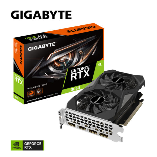 GIGABYTE GeForce RTX 3050 WINDFORCE OC 6G NVIDIA 6 GB GDDR6 - Image 2