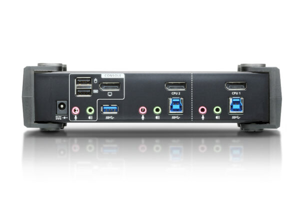 ATEN 2-Port USB 3.0 4K DisplayPort KVMP™ Switch (Kabel enthalten) - Image 2