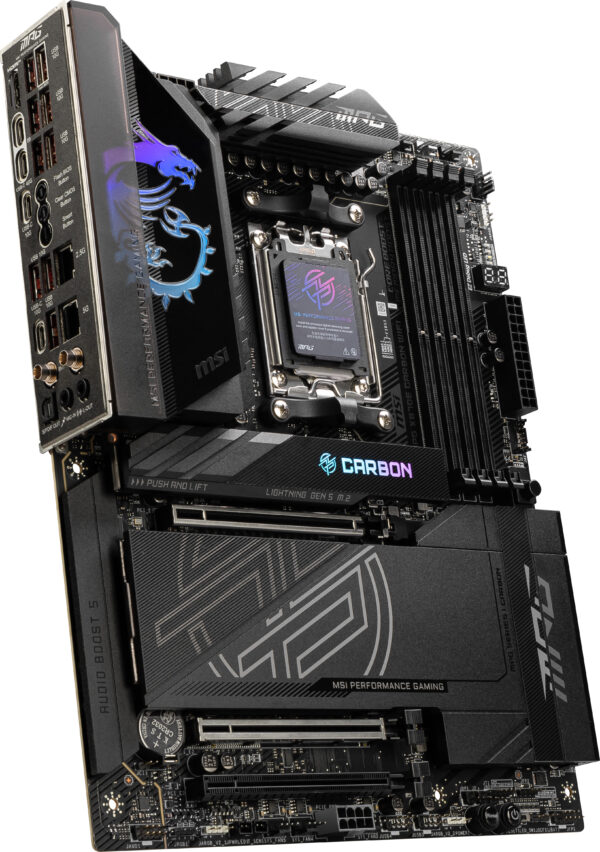 MSI MPG X870E CARBON WIFI Motherboard AMD X870E Sockel AM5 ATX - Image 4