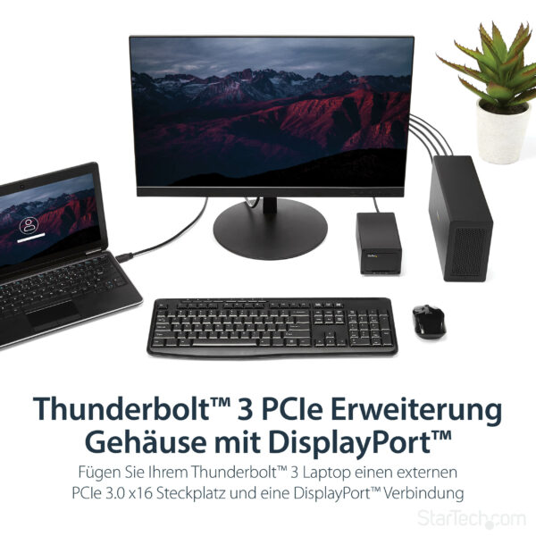 StarTech.com Thunderbolt 3 PCIe Erweiterungsgehäuse mit DisplayPort - PCIe x16 - Image 7