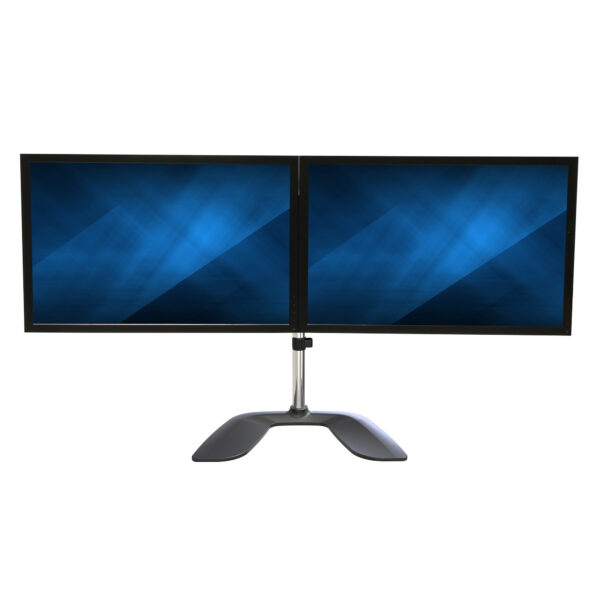 StarTech.com Monitorhalterung für zwei Monitore - Ergonomisches Monitorstand für VESA Bildschirme bis zu 32" und 8 kg - Freistehende gelenkige Bildschirmhalterung - Höhenverstellbar - Silber - Image 6