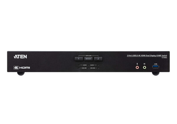 ATEN 2-Port USB 3.0 4K HDMI Dual Display KVMP™ Switch - Image 3