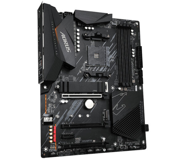 GIGABYTE B550 AORUS ELITE V2 Motherboard AMD B550 Sockel AM4 ATX – Bild 3