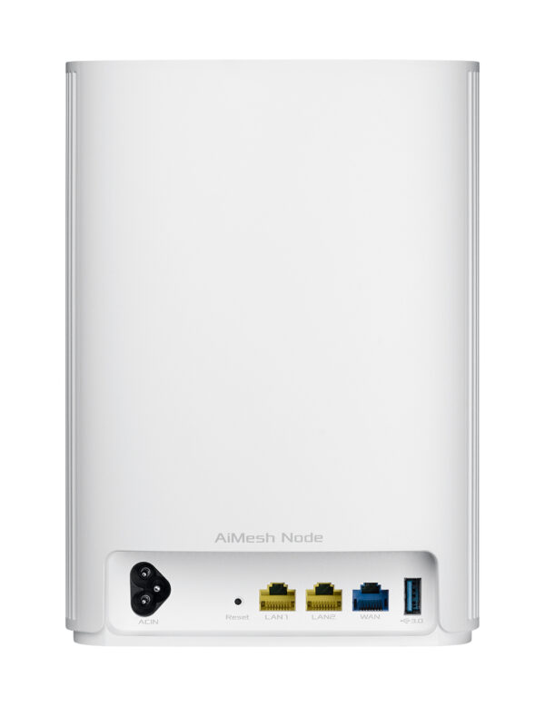 ASUS ZenWiFi AX Hybrid (XP4) (1-PK) Dual-Band (2,4 GHz/5 GHz) Wi-Fi 6 (802.11ax) Weiß 2 Intern - Image 6