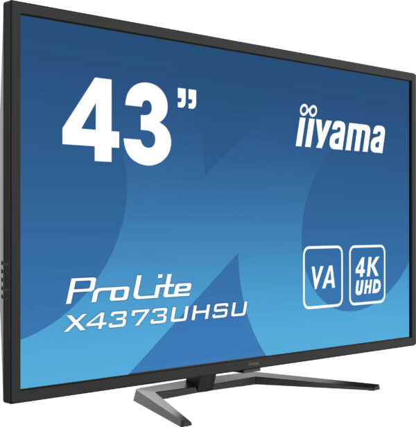 iiyama ProLite X4373UHSU-B1 Computerbildschirm 108 cm (42.5") 3840 x 2160 Pixel 4K Ultra HD Schwarz - Image 2