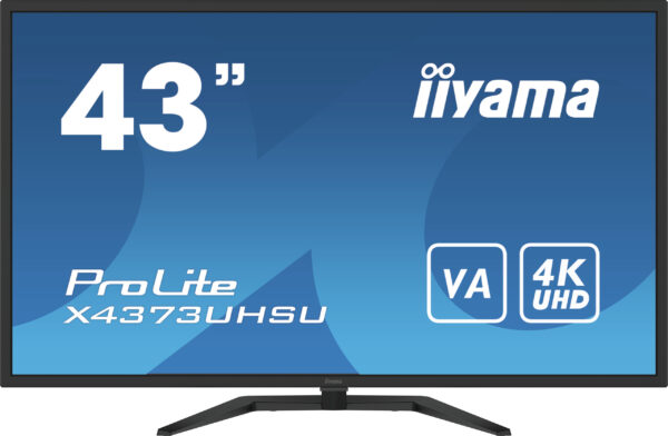 iiyama ProLite X4373UHSU-B1 Computerbildschirm 108 cm (42.5") 3840 x 2160 Pixel 4K Ultra HD Schwarz