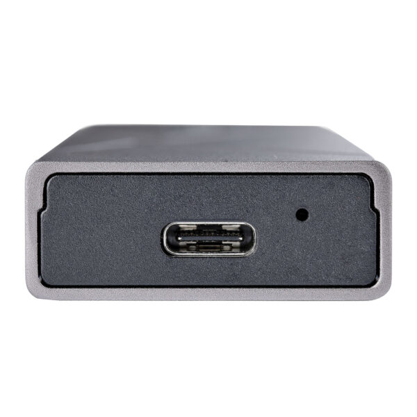 StarTech.com USB-C M.2 Externes Gehäuse für NVMe und SATA M.2 - USB-C/USB-A auf M.2 NVMe/SATA SSD - 10Gbit/s, M/B+M key M.2 Laufwerke - 2230/2242/2260/2280 - Aluminiumgehäuse - werkzeuglos - USB-C und USB-A Kabel - Image 3