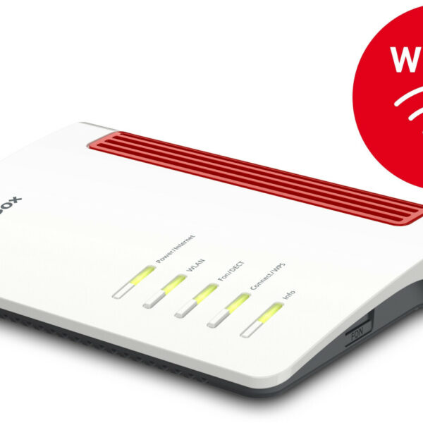 FRITZ!Box 4050 WLAN-Router Gigabit Ethernet Dual-Band (2,4 GHz/5 GHz) Schwarz, Weiß