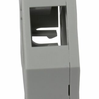 Dosen TP,DIN-Rail(Hutschiene), CAT6A, 1-fach, Keystone Modul groß, ABS, Synergy 21,