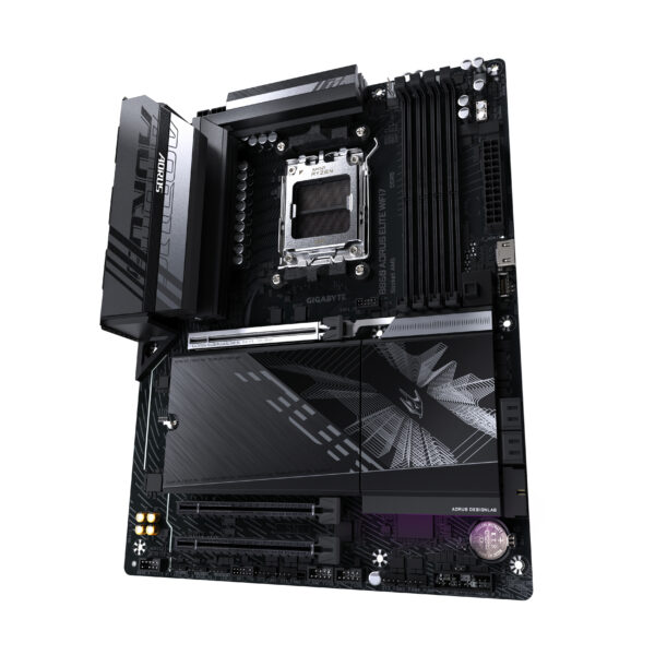 GIGABYTE B850 AORUS ELITE WIFI7 Motherboard - AMD Ryzen 9000 Serie CPUs, 14+2+2 Phasen digitales VRM, bis zu 8200MHz DDR5 (OC), 1xPCIe 5.0 + 2xPCIe 4.0 M.2, 2,5 LAN, WIFI 7, USB 3.2 Gen 2x2 - Image 4