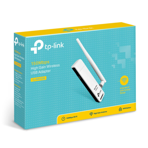 TP-Link 150Mbit/s-High-Gain-WLAN-USB-Adapter - Image 5