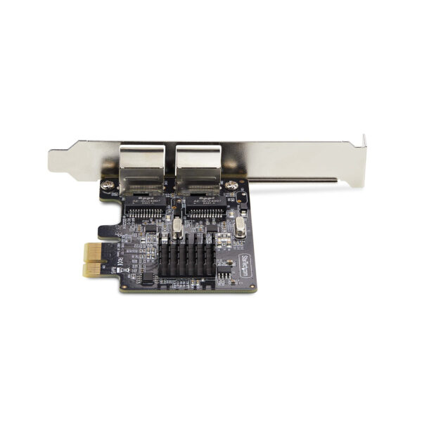 StarTech.com 2-Port Gigabit Netzwerkkarte, 10/100/1000Mbps PCI-Express LAN-Karte, 2x Realtek RTL8111H 1Gbit PCIe Netzwerkadapter/NIC, Arbeitet mit Windows und Linux, TAA-Konform - Image 4