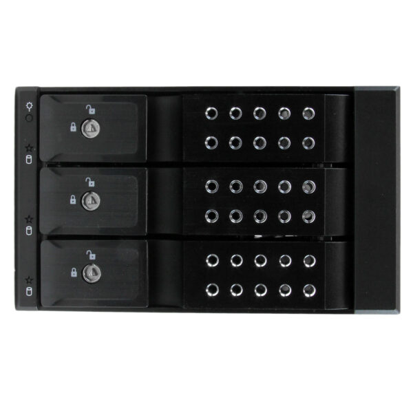 StarTech.com 3-fach 3,5" trägerloser SATA Festplatten Aluminium Wechselrahmen Backplane - Image 3