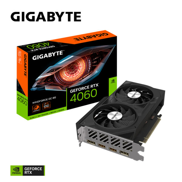 GIGABYTE GeForce RTX 4060 WINDFORCE OC 8G NVIDIA 8 GB GDDR6 – Bild 2