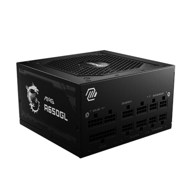 MSI MAG A650GL Netzteil 650 W 20+4 pin ATX ATX Schwarz