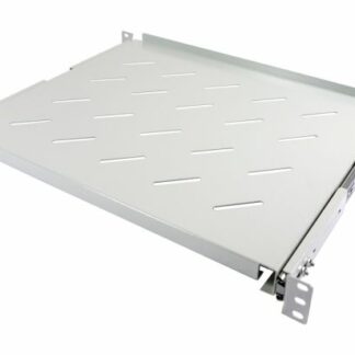 ALLNET 19″zbh. Fachboden ausziehbar, für 1000mm Schrank tiefe, Lichtgrau, t750-850mm,