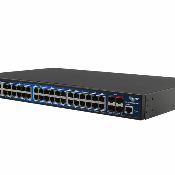 ALLNET Switch full managed 48 Port Gigabit / 48x LAN / 4x SFP+ / 19″ / „ALL-SG8652M-10G“