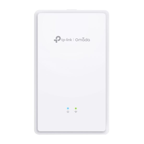 TP-Link Wireless AP WIFI6 &bull AX1800 &bull 2×2 &bull Indoor &bull 1 GPON &bull 1xFXS &bull 2x GbE &bull EAP610GP-Wall &bull Omada