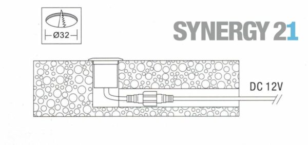 Synergy 21 LED Bodeneinbaustrahler ARGOS rund in-G-C IP67 nw – Bild 3