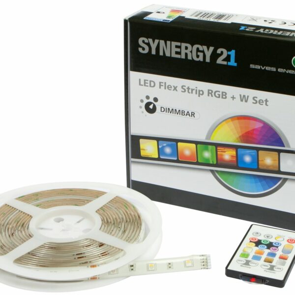 Synergy 21 LED Flex Strip 5050 – 30 RGB-W DC12V KOMPLETT Set V2