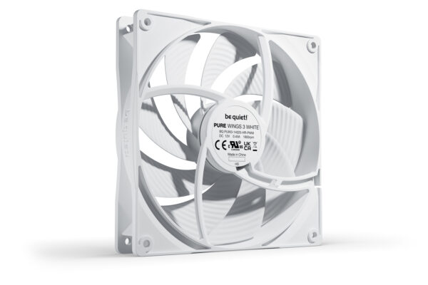 be quiet! Pure Wings 3 140mm PWM high-speed White Computergehäuse Ventilator 14 cm Weiß 1 Stück(e) – Bild 2