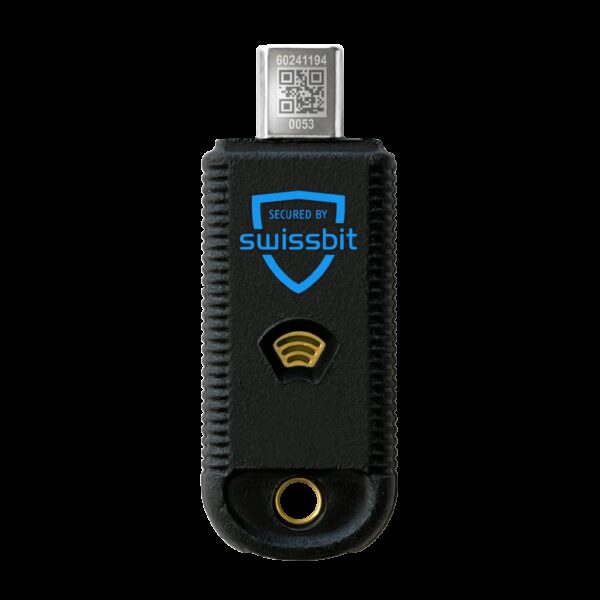 Swissbit iShield Key FIDO2 USB-C/NFC Security Key Retailverpackung
