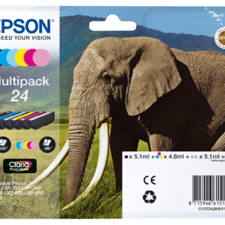 Epson Elephant Multipack 6-colours 24 Claria Photo HD Ink