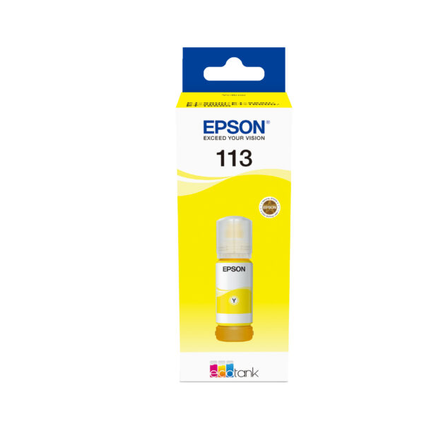 Epson 113 EcoTank Pigment Yellow ink bottle
