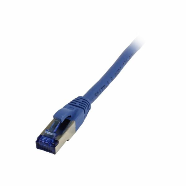 Patchkabel RJ45, CAT6A 500Mhz, 7.5m, blau, S-STP(S/FTP), TPE/LSZH(Superflex), AWG26, Synergy 21
