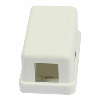 Keystone,Modulträger, AP Dosen für 1xTP-Modul, Reinweiss, Synergy 21,
