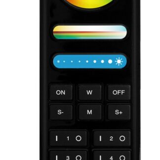 Synergy 21 LED Fernbedienung RGB-WW (RGB-CCT) 8 Zonen black *Milight/Miboxer*