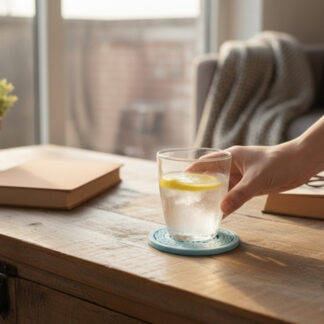 Untersetzer mit keltischem Dekor — 3D gedruckt — 76 × 76 × 5 mm