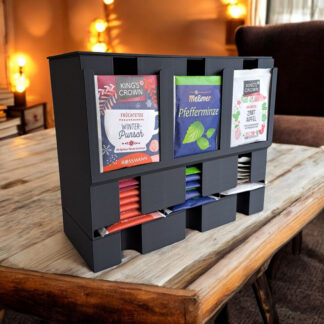 Tea Time Revolution – Moderner Teespender, 3D gedruckt (210 × 85 × 170 mm)
