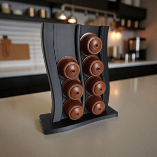 Wavy Kapselhalter für Dolce Gusto – 3D gedruckt, 16 Kapseln, 231×200×81 mm